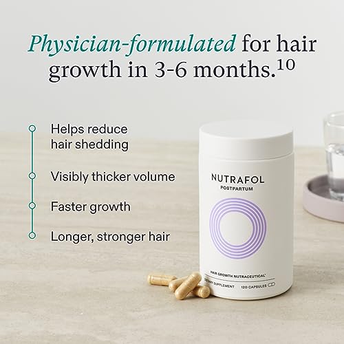 Nutrafol Postpartum Hair Growth Supplements 1 Month Supply 120 capsules