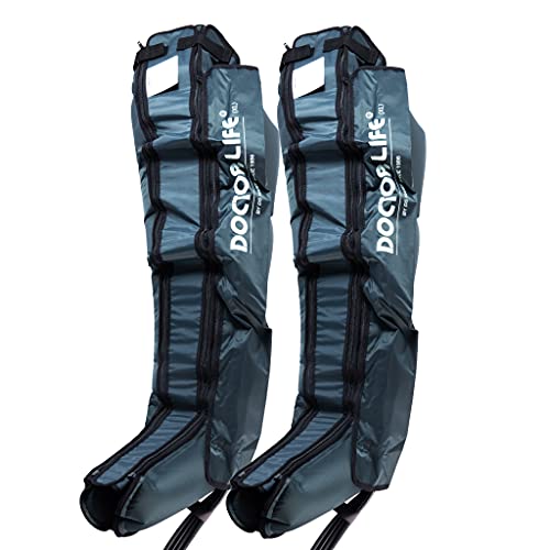 DOCTOR LIFE LX9max Sequential Air Compression Recovery System : Pump + Boots (XXL) + Extension zippers (for XXL)