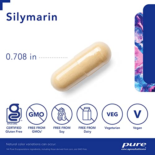 Pure Encapsulations Silymarin | Milk Thistle Extract Supplement for Liver Support and Antioxidant Activity* | 60 Capsules