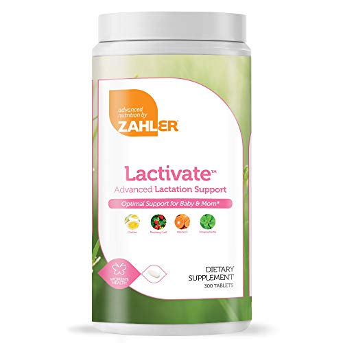Zahler Lactivate, Advanced Lactation Support Supplement, Certified Kosher, 300 Tabs