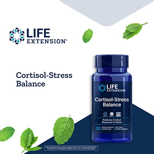 Life Extension Cortisol-Stress Balance 30 Vegetarian Capsules