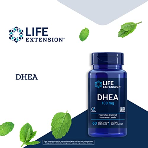 Life Extension DHEA 100mg 60 Veg Capsules