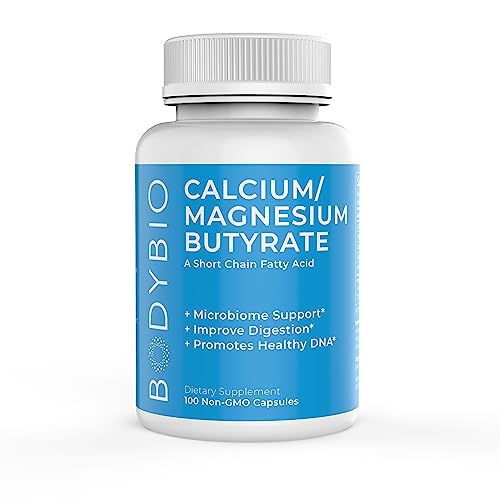 BodyBio Butyrate with Calcium & Magnesium 100 Capsules
