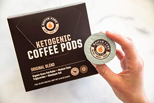 Rapid Fire High Performance Keto Coffee 16 K-Cup Pods