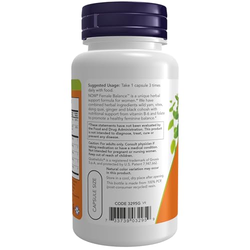 NOW Supplements Female Balance™  90 Capsules