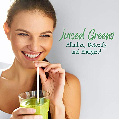 Garden of Life Raw Organic Perfect Food Green Superfood Juiced Greens Powder - Apple, 30 Servings (Packaging May Vary) - Vegan Gluten Free Whole Food Dietary Supplement, Plus Probiotics & Enzymes