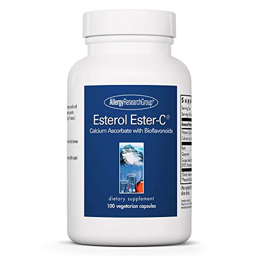 Allergy Research Group - Esterol Ester-C - Buffered Vitamin C, Bioflavonoids, Quercetin - 100 Vegetarian Capsules