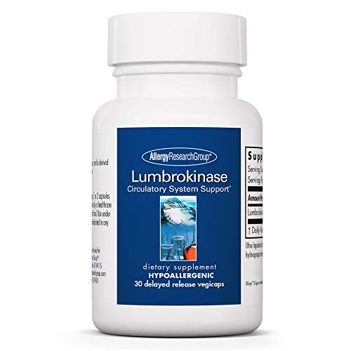 Allergy Research Group Lumbrokinase 30 Delayed Release Capsules