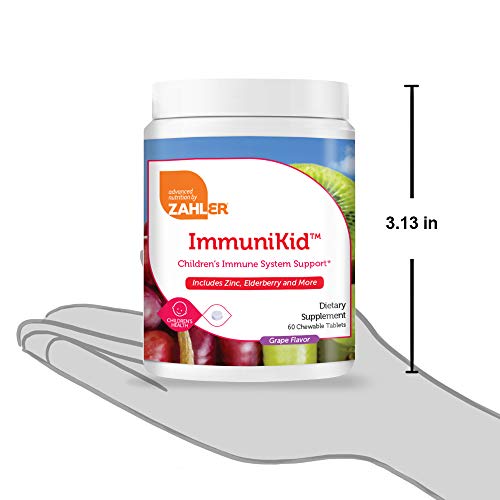 Zahler ImmuniKid 60 Grape Flavor Chewable Tablets