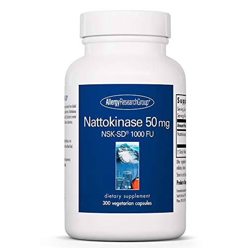 Allergy Research Group Nattokinase NSK-SD 50mg - 300 Vegetarian Capsules