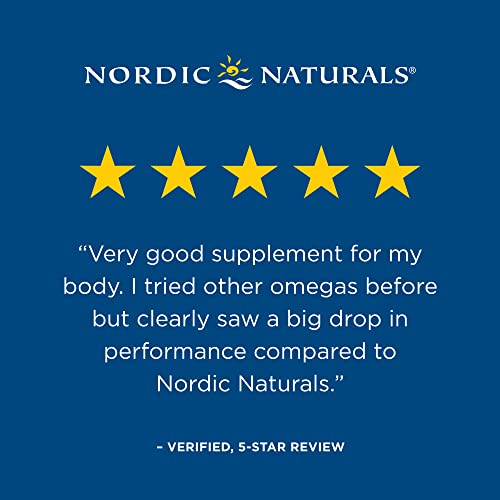Nordic Naturals Complete Omega, Lemon Flavor - 565 mg Omega-3-180 Soft Gels - EPA & DHA with Added GLA - Healthy Skin & Joints, Cognition, Positive Mood - Non-GMO - 90 Servings