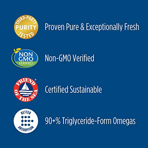 Nordic Naturals Ultimate Omega-D3, Zitronengeschmack – 1280 mg Omega-3 + 1000 IE Vitamin D3-120 Softgels – Omega-3-Fischöl – EPA und DHA – Fördert die Gesundheit von Gehirn, Herz, Gelenken und Immunsystem – 60 Portionen