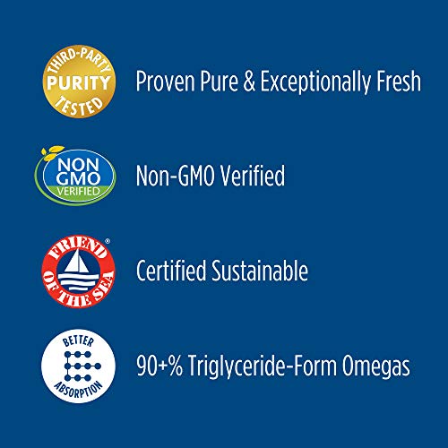 Nordic Naturals Omega-3 Phospholipids, Unflavored - 500 mg Omega-3 & 350 mg Phospholipids - 60 Soft Gels - Heart & Brain Health - Small, Easy-to-Swallow Soft Gels - Non-GMO - 30 Servings