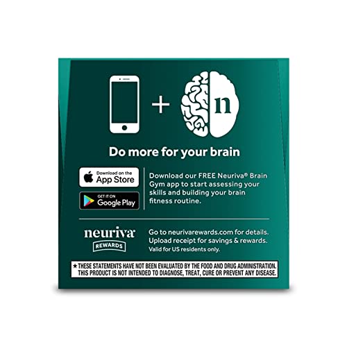 NEURIVA ULTRA Decaffeinated Nootropic Brain Supplement 60ct