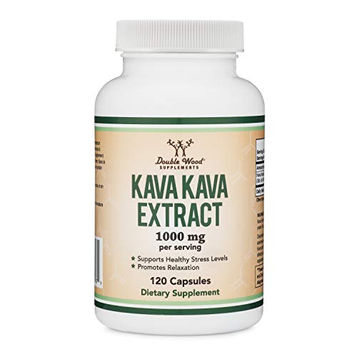 Double Wood Supplements Kava Kava 120 Cap 1000mg per Serving