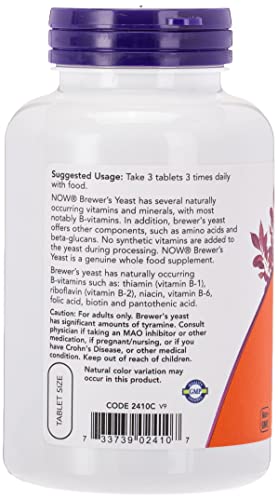 NOW Foods Brewer's Yeast 650 mg 200 Tabs