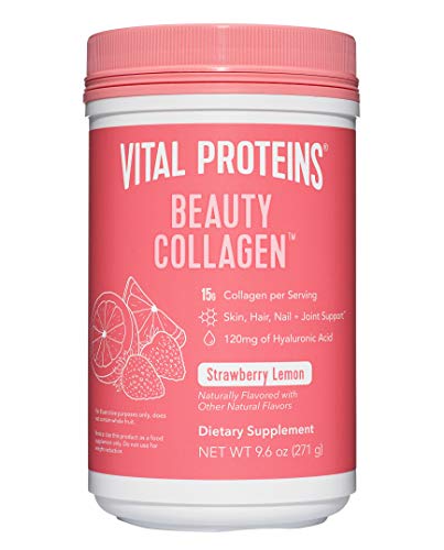 Vital Proteins Beauty Collagen Peptides Strawberry Lemon - 9.6oz