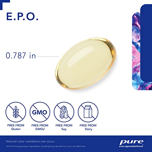 Pure Encapsulations - E.P.O. (Evening Primrose Oil) - Hypoallergenic Dietary Supplement Containing 9% GLA - 250 Softgel Capsules