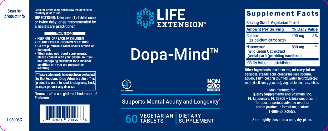 Life Extension Dopa-Mind 60 vegtabs