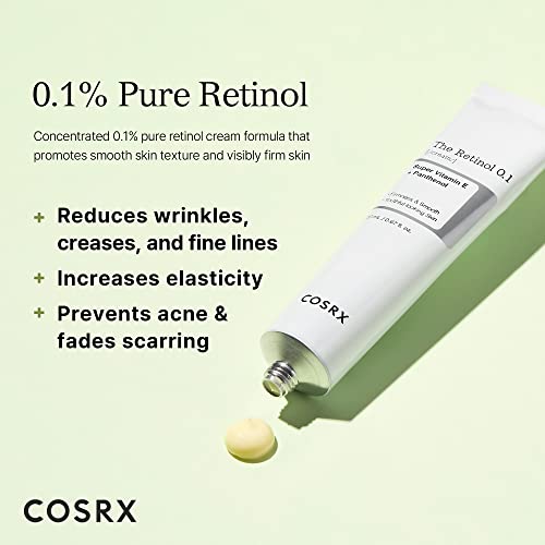 COSRX Retinol 0.1% Cream 0.67 Fl Oz Anti-aging Eye & Neck