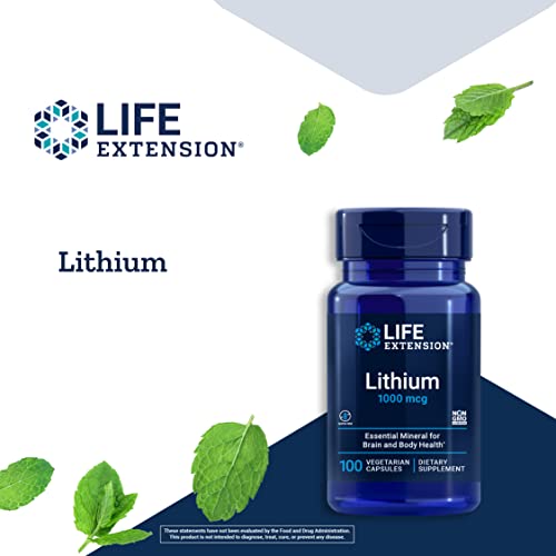 Life Extension Lithium 1000 mcg 100 Count