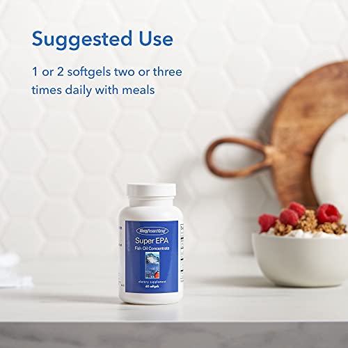 Allergy Research Group - Super EPA - Omega 3 Fish Oil 60 Softgels