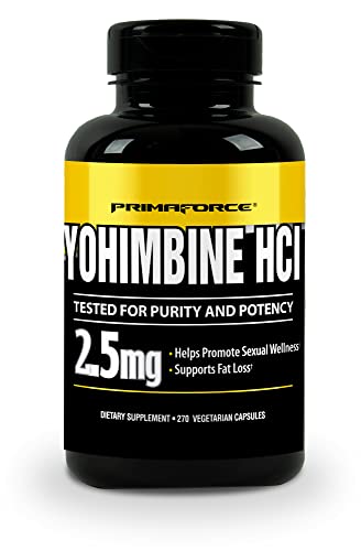 PrimaForce Yohimbine HCl 2.5mg, 270 Capsules