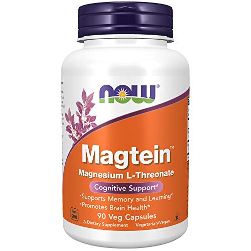 NOW Supplements, Magtein™ Magnesium L-Threonate 90 Veg Capsules