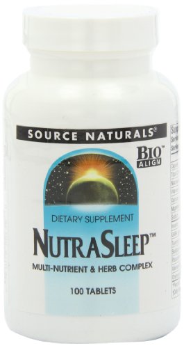 Source Naturals Sleep Science NutraSleep – Multinährstoff- und Kräuterkomplex – Unterstützt Ruhe und Entspannung – 100 Tabletten