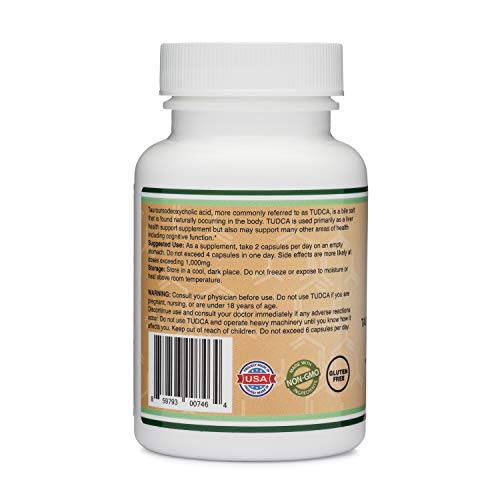 TUDCA Double Wood Supplments  Liver Support 60 capsules