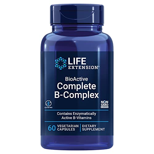 Life Extension BioActive Complete B Complex 60 Veg Caps