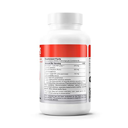 Wobenzym PS 180 Tablets Maintains Healthy Joints, Mobility, Flexibility