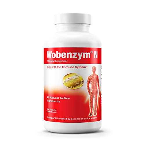 Wobenzym N Authentic German Supplement 100 Tablets