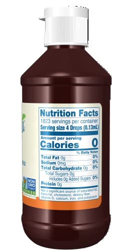 NOW Foods, Better Stevia Liquid, Original, Zero-Calorie Liquid Sweetener, Low Glycemic Impact, Certified Non-GMO, 8-Ounce