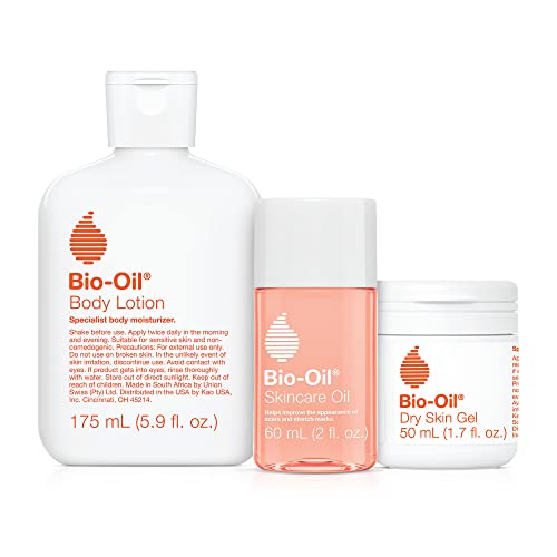 Bio-Oil Serum for Scars and Stretch Marks, Face and Body Moisturizer with  Jojoba, Vitamin E, and Rosehip Oils - For All Skin Types, 2 oz