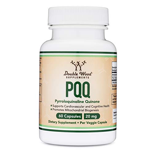 PQQ Supplement 20mg, 60 Capsules (Pyrroloquinoline Quinone)