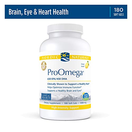 Nordic Naturals ProOmega, Lemon Flavor 180 Softgels