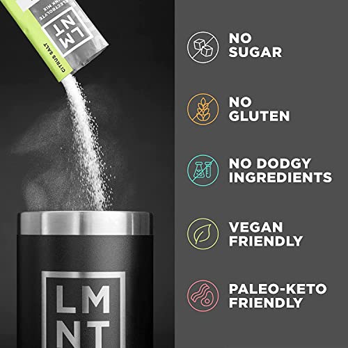 LMNT Zero-Sugar Electrolytes Sampler Salt  8 Sticks