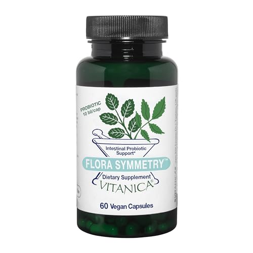 Vitanica Flora Symmetry, Probiotics, Vegan 60 Capsules