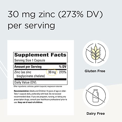 Integrative Therapeutics - Zinc Chelate Zinc Supplement, Immune Support*, Optimal Absorption, 100 Capsules