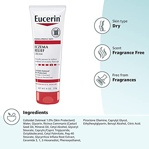 Eucerin Eczema Relief Cream 8 oz. Tube