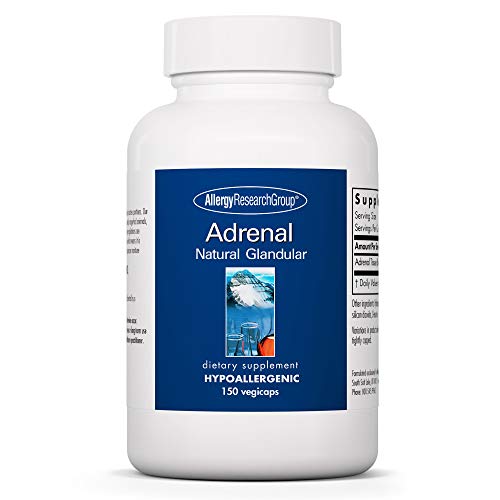 Allergy Research Group - Adrenal Glandular - Stress, Energy, Adrenal Support - 150 Vegicaps