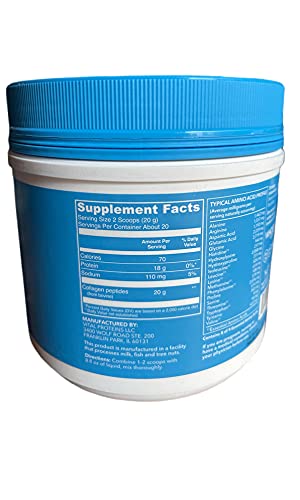 Vital Proteins Collagen Peptides Unflavored Powder, 20 Servings./14.29 oz