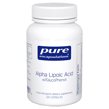 Pure Encapsulations Alpha Lipoic Acid w/ GlucoPhen 120 caps