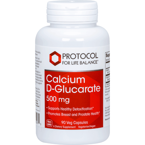 Protocol For Life Balance Calcium D-Glucarate 500 mg 90 vegcaps