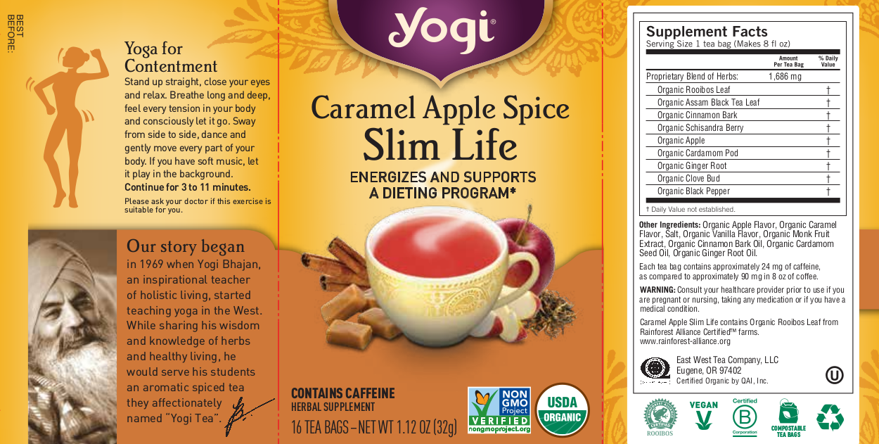 Yogi Teas Caramel Apple Spice Slim Life 16 bags