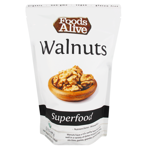 Foods Alive Organic Walnuts 12 serv
