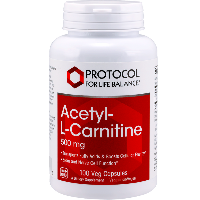 Protocol For Life Balance Acetyl-L-Carnitine 500 mg 100 caps