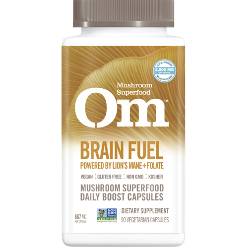Om Mushrooms Brain Fuel 90 vegcaps