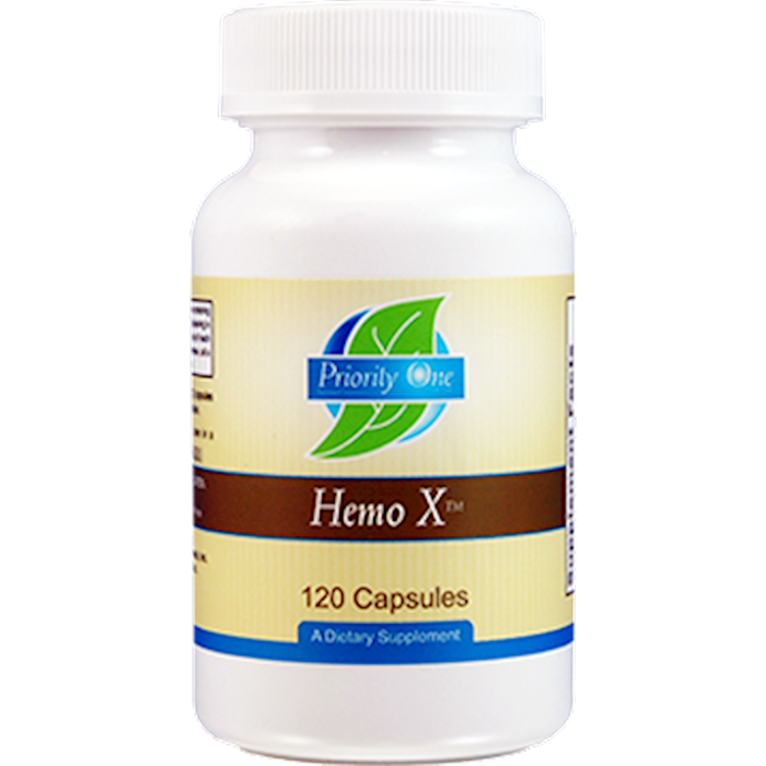 Priority One Vitamins Hemo-X 120 Kapseln